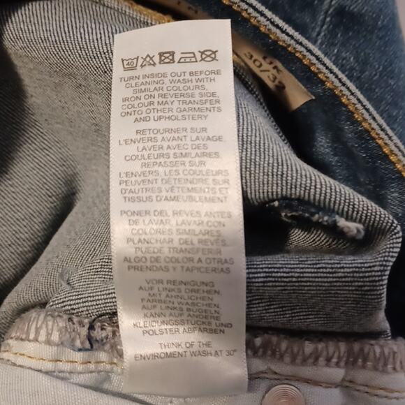 ASOS Dark Wash Mid Rise Skinny Denim Jeans. Size UK W30/L32 (US14) - Picture 8 of 10